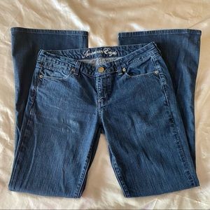 American Eagle Real Flare Darker Wash Jeans Size 10